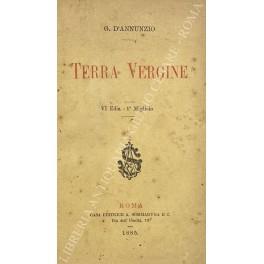 Terra vergine - Gabriele D'Annunzio - copertina