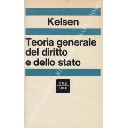 Teoria generale del diritto e dello Stato - Hans Kelsen - copertina