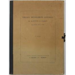 Grandi decorazioni figurali di soffitti e pareti nei secoli XVI a XVIII. 48 tavole - copertina