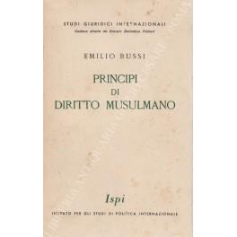 Principi di diritto musulmano - Emilio Bussi - copertina