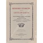 Memorie storiche della città di Gaeta pel Conte di Castelmola D. Onorato Gaetani d'Aragona
