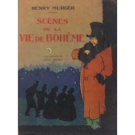 Scenes de la vie de boheme. Aquarelles de Jean Dratz - Henry Murger - copertina