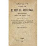 Raccolta delle principali massime del corpo del diritto romano ordinate alfabeticamente con testo latino voltato in italiano... con aggiunte e riscontro fatto sulla edizione di C. E. Freiesleben, detto Ferromontano, e col richiamo delle disposizioni 