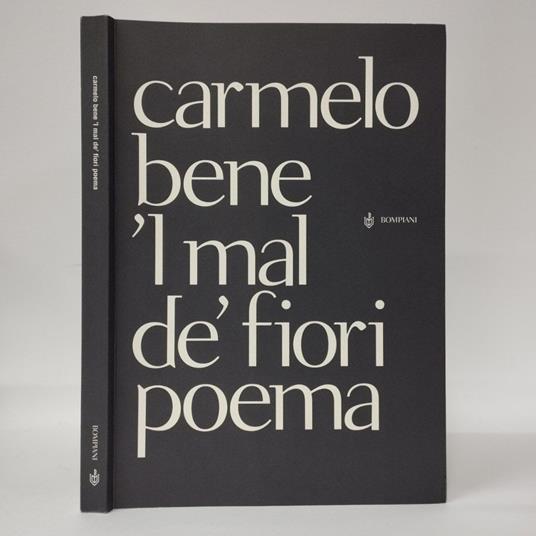 L mal dè fiori. Poema - Carmelo Bene - copertina