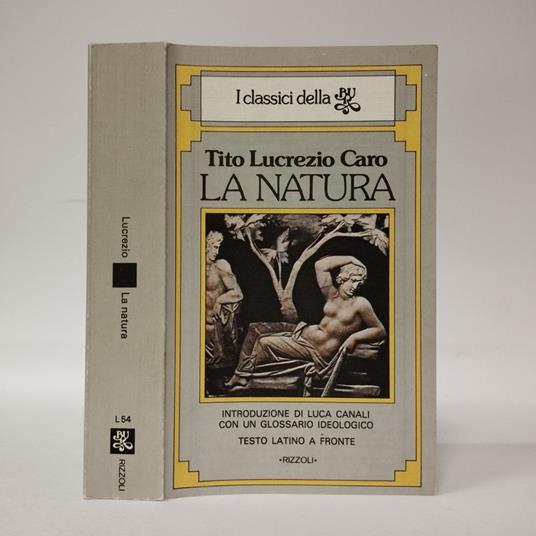 natura - Tito Lucrezio Caro - copertina