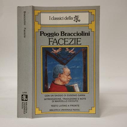 Facezie - Poggio Bracciolini - copertina