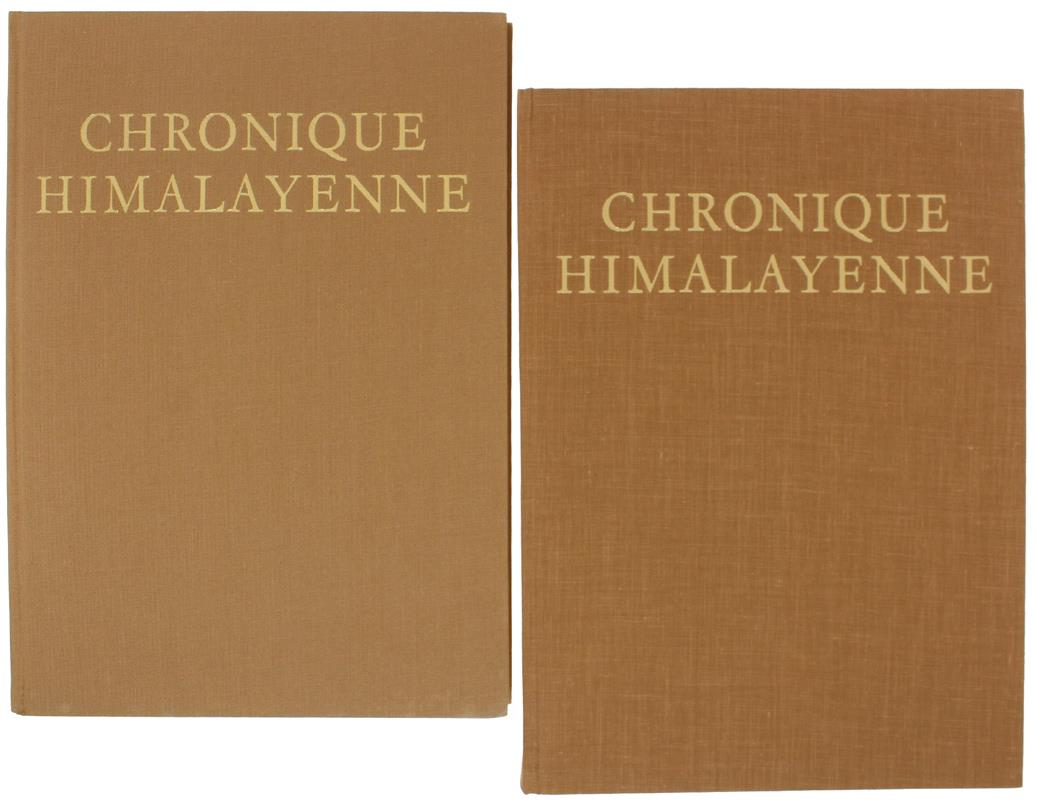 Chronique Himalayenne. Texte + Supplément [Complet, État Proche Du Neuf]