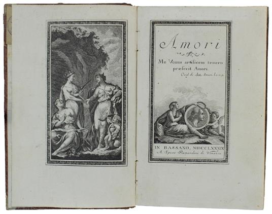 Amori. Me Venus Artificem Tenero Praefecit Amori [+ Altra Opera In Prima Edizione] - copertina