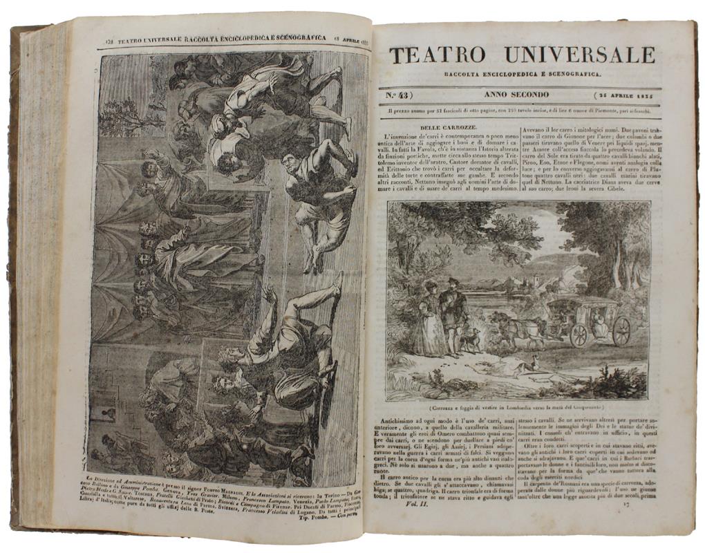 Teatro Universale. Raccolta Enciclopedica E Scenografica. Anno Secondo