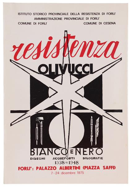Francesco Olivucci: Bianco E Nero. Disegni Acqueforti Silografie 1938 - Antonello Trombadori - copertina