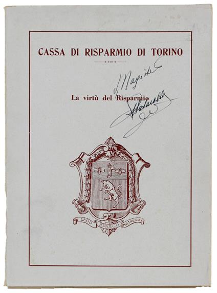 Virtù Del Risparmio - Pietro Gorgolini - copertina