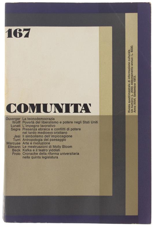 Comunità - copertina