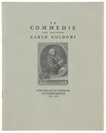 Le Commedie Del Dottore Carlo Goldoni. Appunti Sulle Edizioni Contemporanee 1750-1795