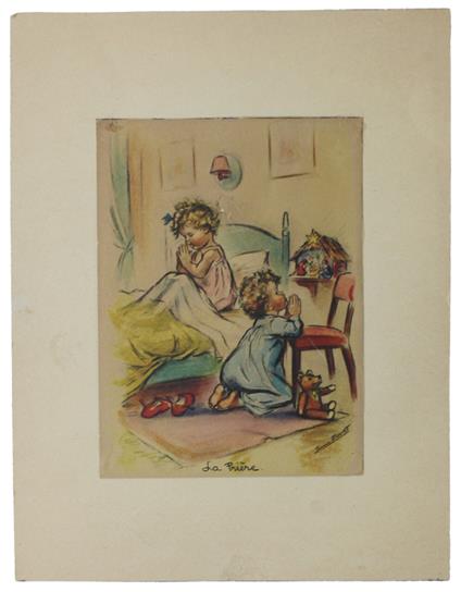 Priere. Litografia A Colori - copertina