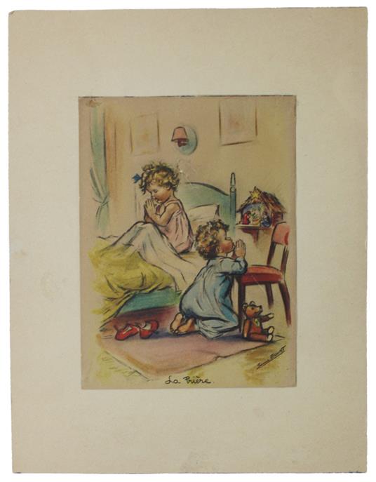 Priere. Litografia A Colori - copertina