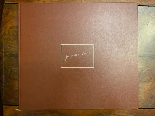 Je vous écris - copertina