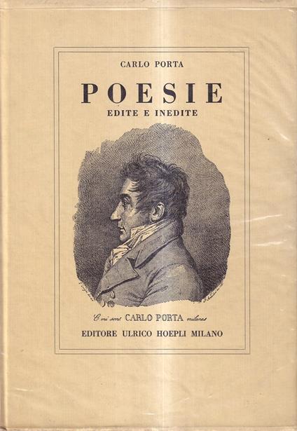 Poesie edite e inedite - Carlo Porta - copertina