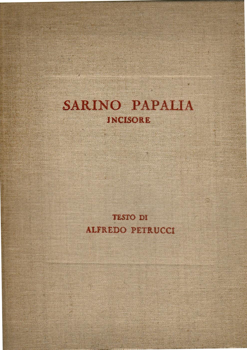 Sarino Papalia Incisore