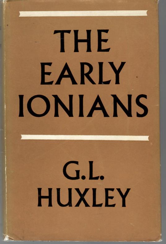 The Early Ionians - copertina