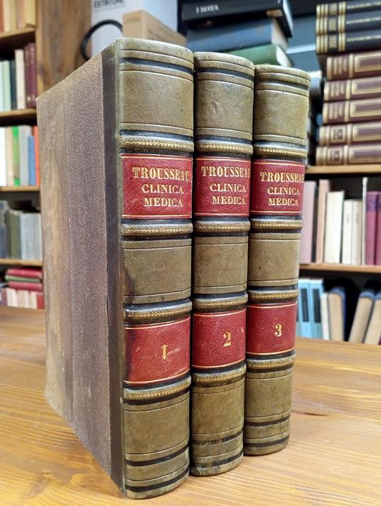 Clinica medica dell'Hôtel-Dieu di Parigi - Vol. I, II e III (opera completa) - copertina