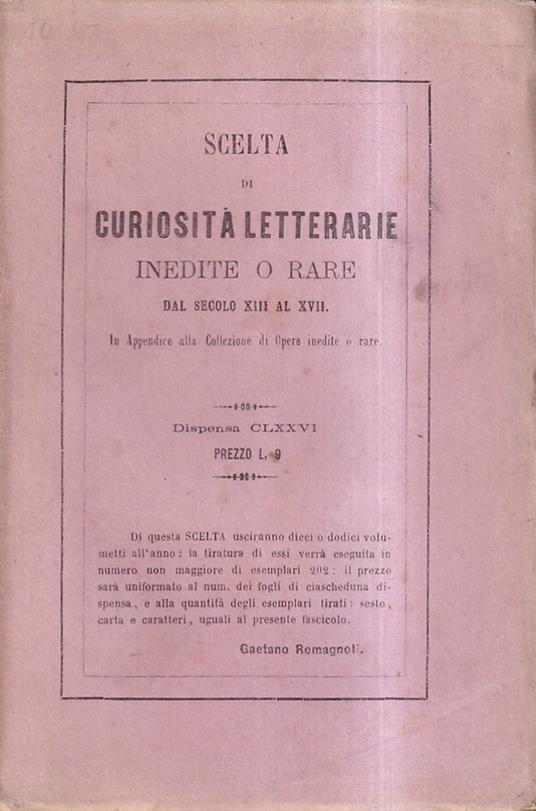 Storia di Stefano, figliuolo d'un imperatore di Roma - copertina