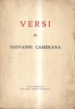 Versi di Giovanni Camerana