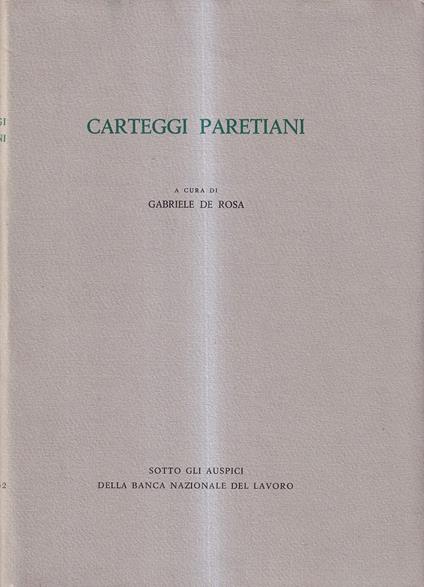 Lettere a Maffeo Pantaleoni - Vol. I, II e III - Vilfredo Pareto - copertina