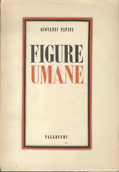 Figure umane - Giovanni Papini - copertina