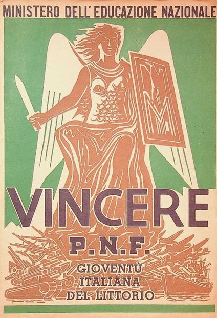 Ministero Educazione Nazionale: Gioventù Italiana del Littorio, P.N.F., 1941-42 - copertina