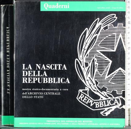 La nascita della Repubblica - copertina