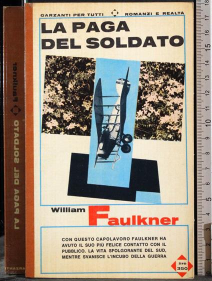 La paga del soldato - William Faulkner - copertina