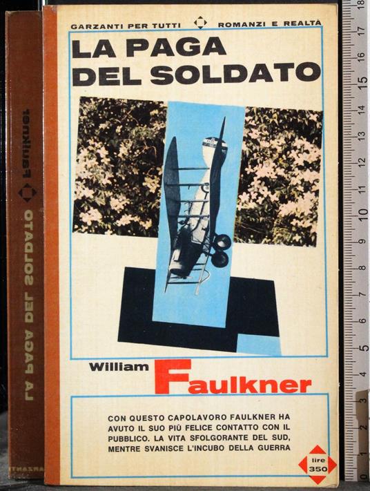 La paga del soldato - William Faulkner - copertina