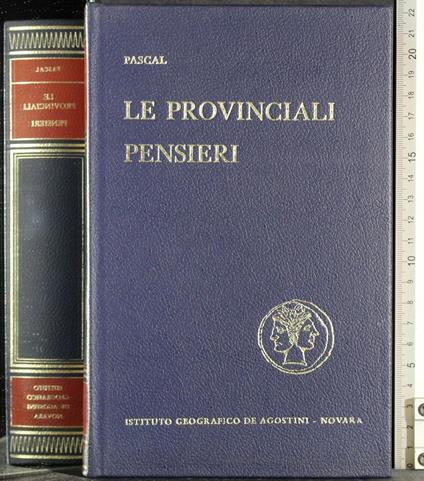 Le provinciali. Pensieri - Blaise Pascal - copertina
