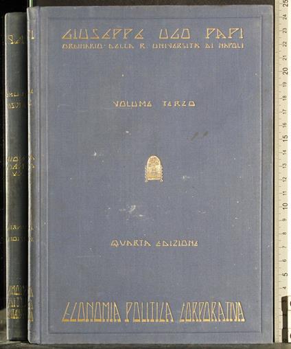 Lezioni di economia politica corporativa. Vol 3 - Giuseppe Ugo - copertina