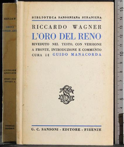 L' oro del Reno - Richard Wagner - copertina