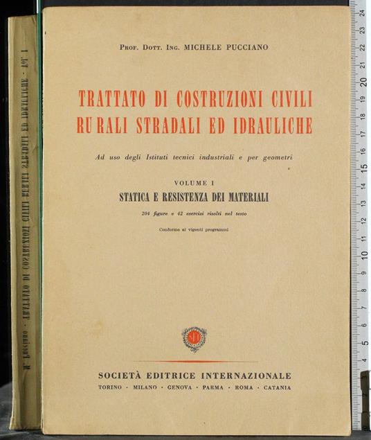Trattato costruzioni civili rurali stradali ed idrauliche - copertina