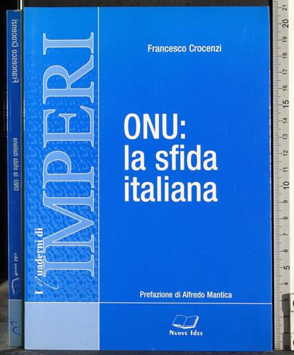 Onu: la sfida Italiana - copertina