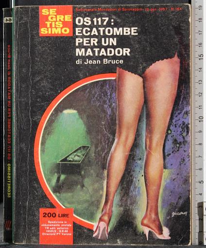 Os 117: Ecatombe per un matador - Jean Bruce - copertina