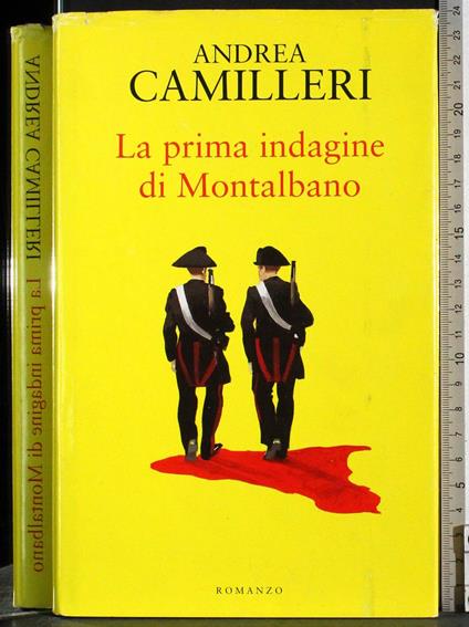 La prima indagine di Montalbano - Andrea Camilleri - copertina