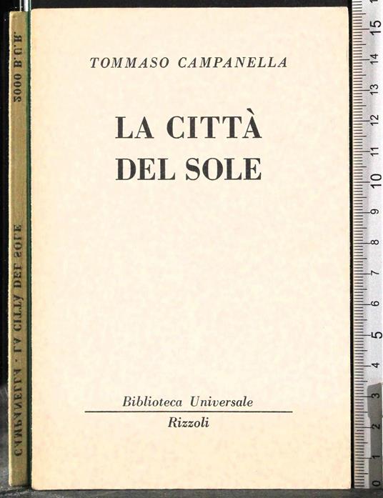 La città del Sole - Tommaso Campanella - copertina
