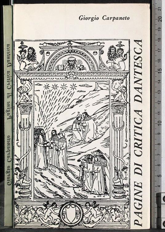 Pagine di critica Dantesca - Giorgio Carpaneto - copertina