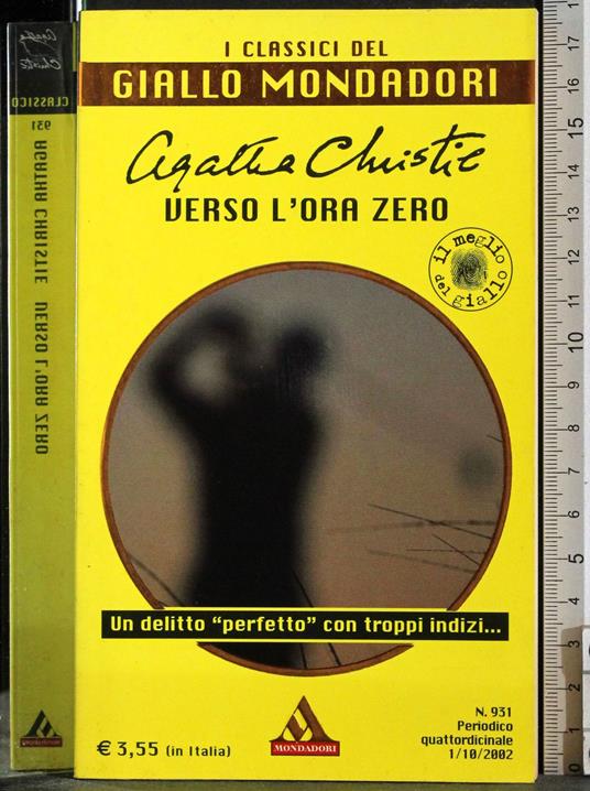 Verso l'ora zero - Agatha Christie - copertina