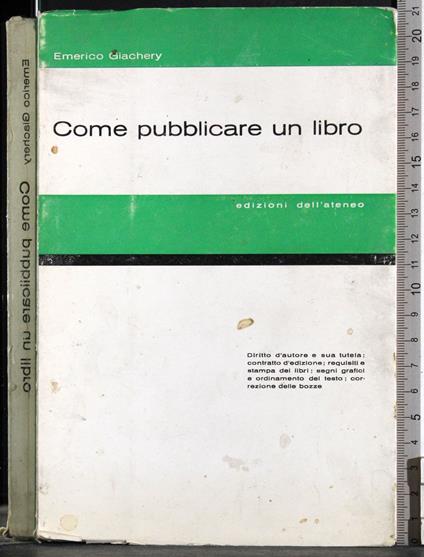 Come pubblicare un libro - Emerico Giachery - copertina