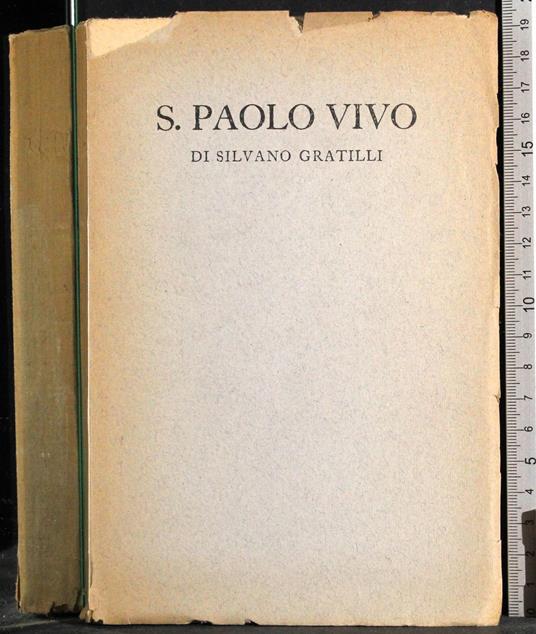 S Paolo vivo - Silvano Gratilli - copertina