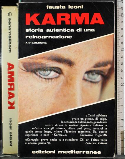 Karma storia autentica di una reincarnazione - Fausta Leoni - copertina
