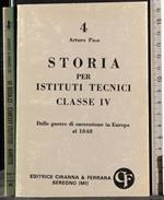 Storia istituti tecnici classe IV