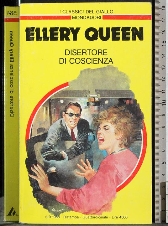 Disertore di coscienza - Ellery Queen - copertina