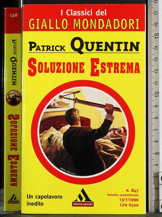 Soluzione estrema - Patrick Quentin - copertina