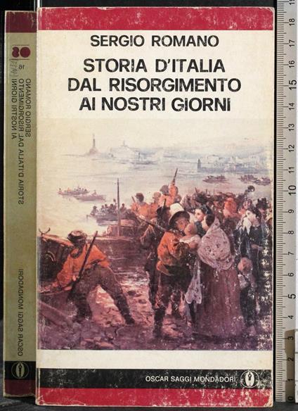 Storia d'Italia dal Risorgimento ai nostri giorni - Romano - copertina