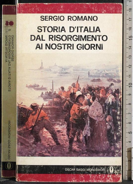 Storia d'Italia dal Risorgimento ai nostri giorni - Romano - copertina